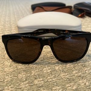 Warby Parker Lowry sunglasses. Tortoise frame